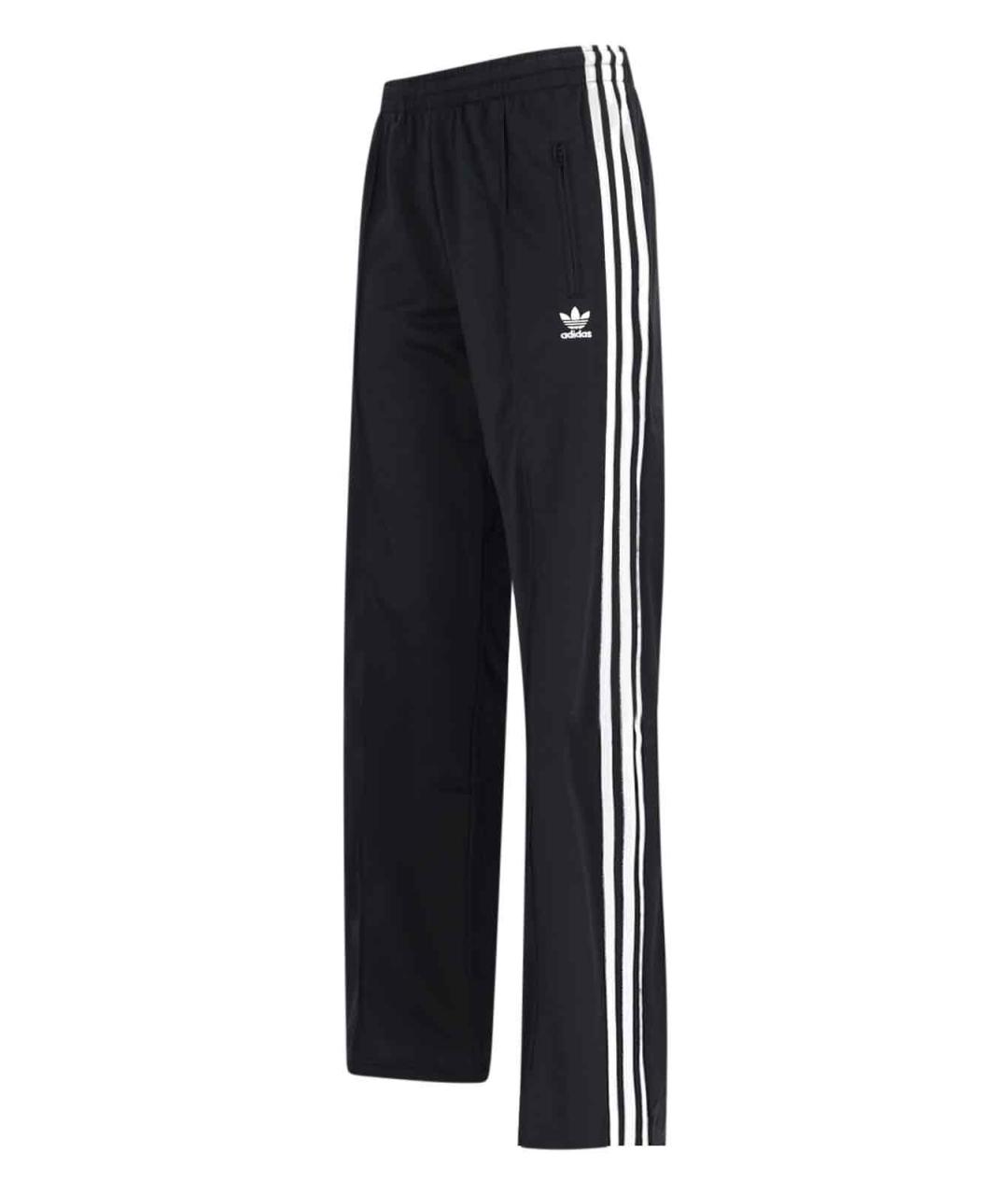 ADIDAS Черные полиэстеровые прямые брюки, фото 3
