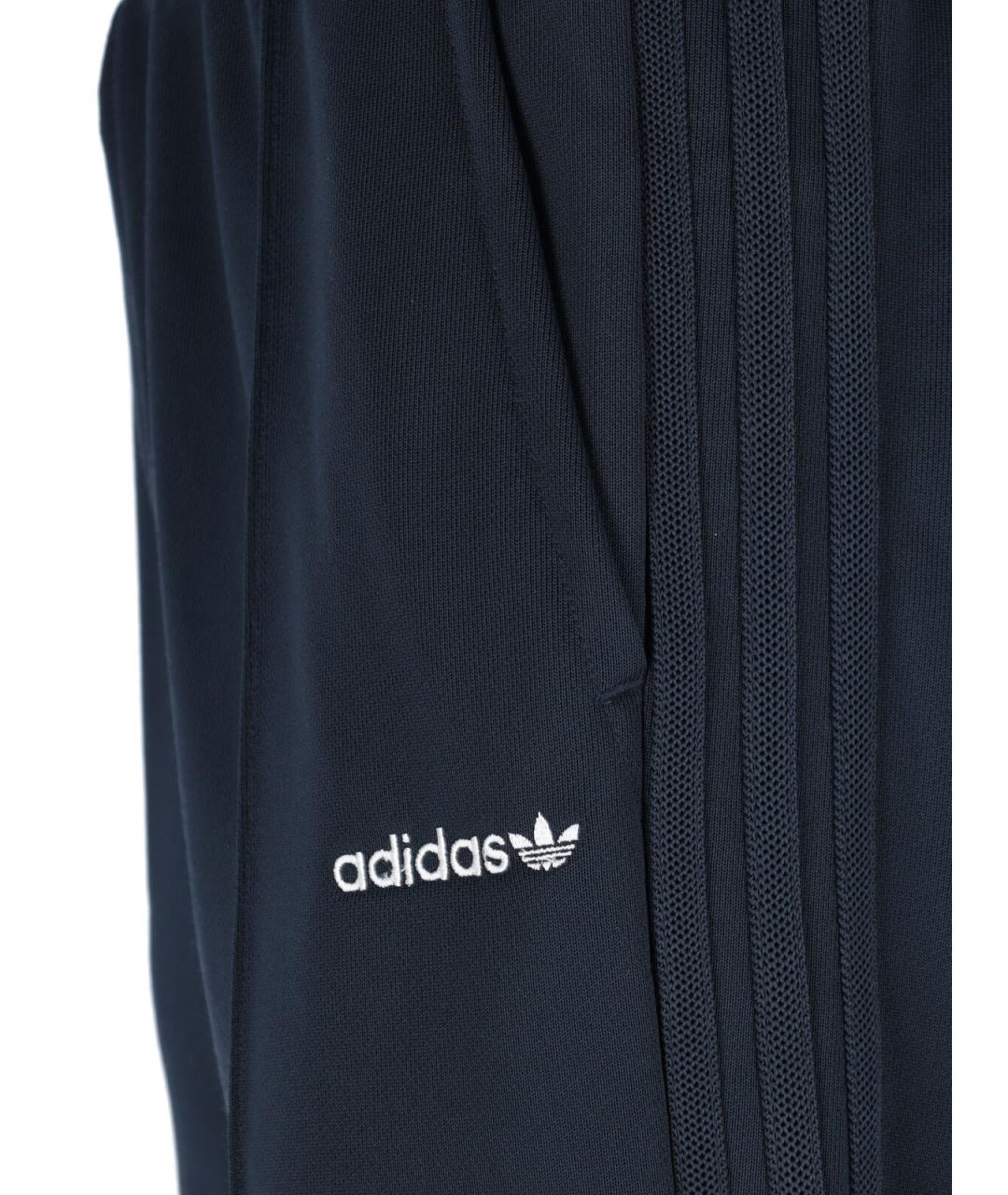 ADIDAS Темно-синие полиэстеровые повседневные брюки, фото 4