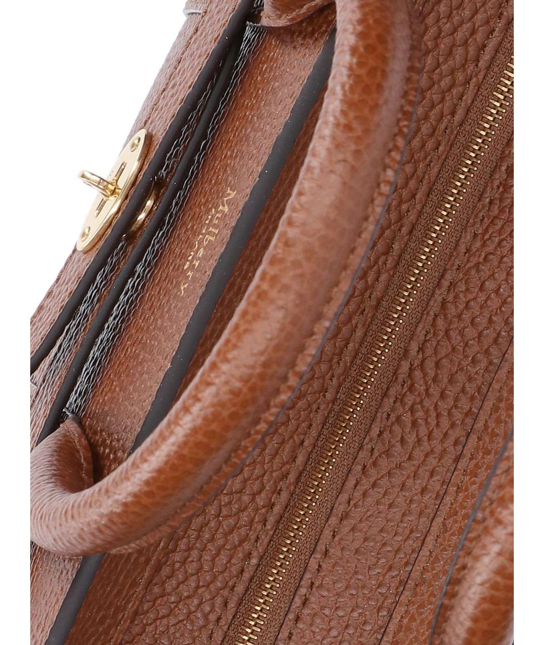 MULBERRY Коричневая кожаная сумка тоут, фото 4