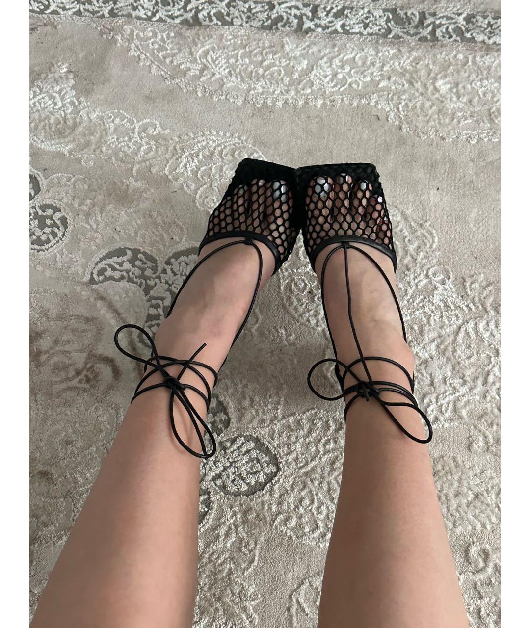 BOTTEGA VENETA Черные босоножки, фото 7