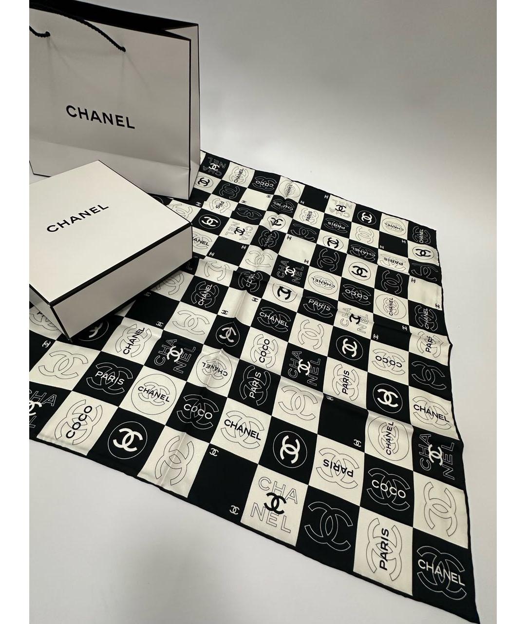CHANEL Мульти шелковый платок, фото 5