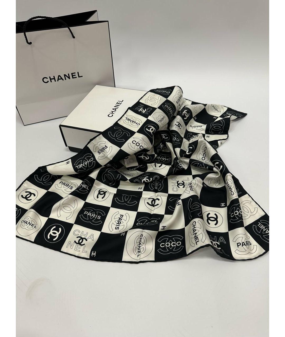 CHANEL Мульти шелковый платок, фото 4