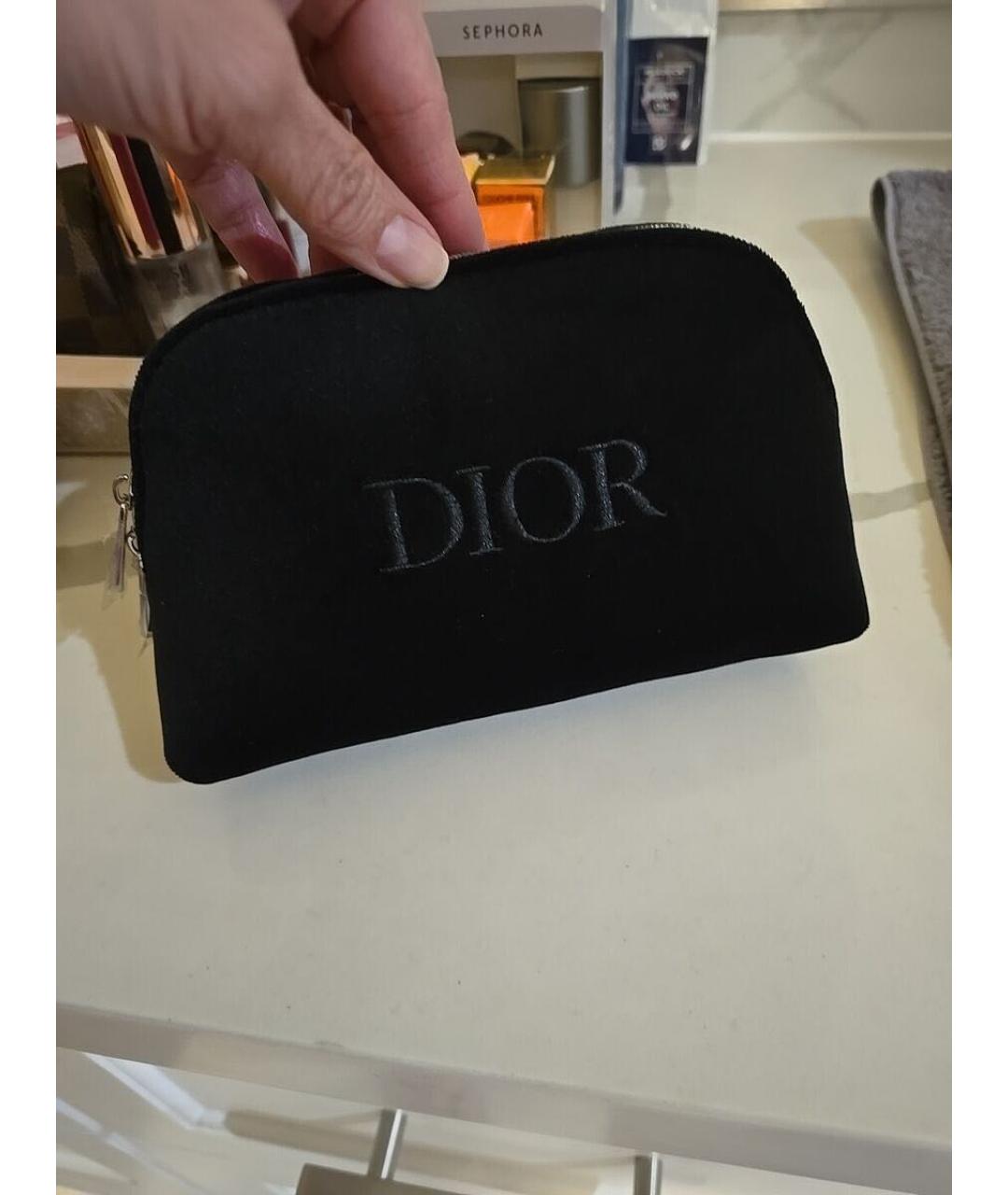 CHRISTIAN DIOR Черная косметичка, фото 4