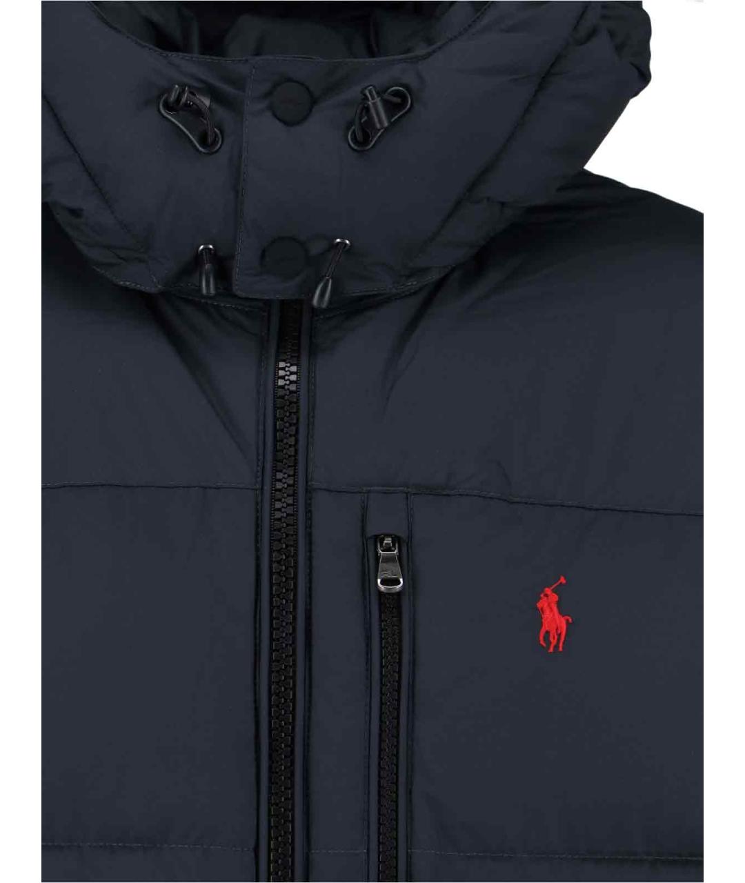 POLO RALPH LAUREN Черная полиэстеровая куртка, фото 3