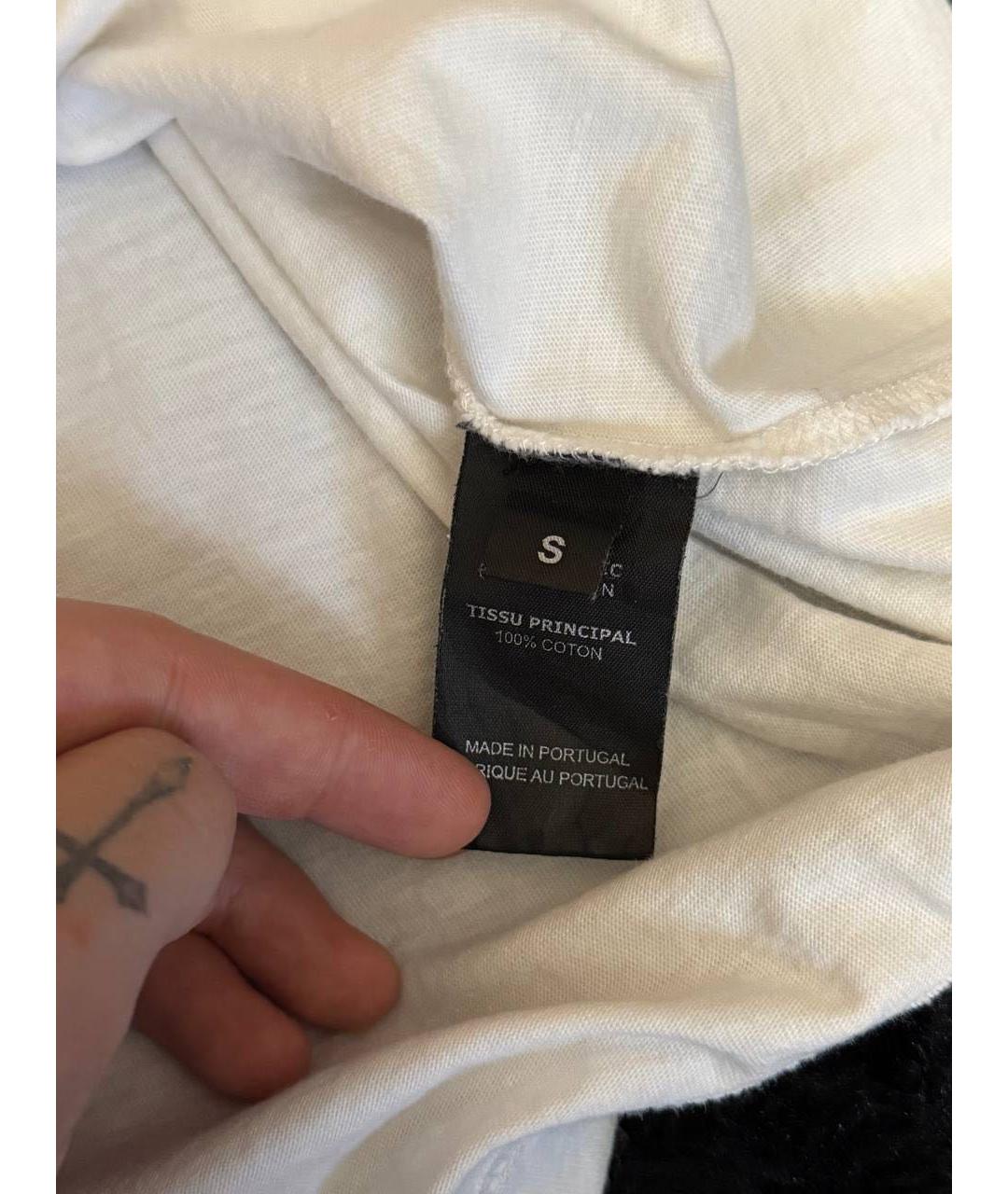 VETEMENTS Белая хлопковая футболка, фото 5