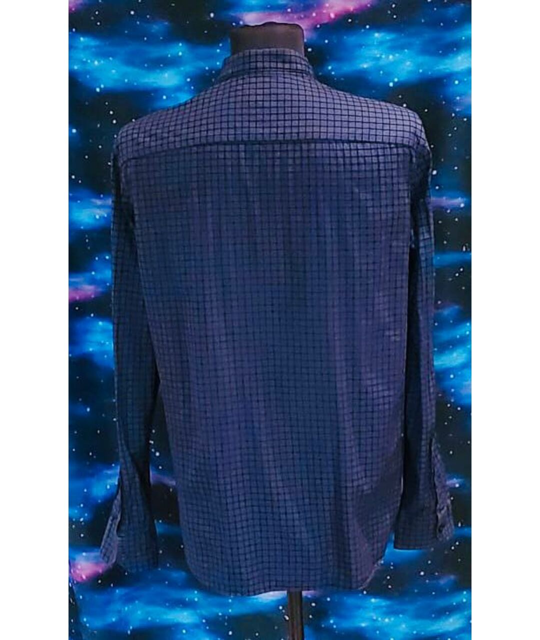 ARMANI COLLEZIONI Синяя хлопковая кэжуал рубашка, фото 3
