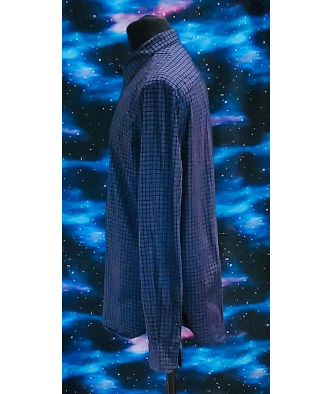 ARMANI COLLEZIONI Синяя хлопковая кэжуал рубашка, фото 2