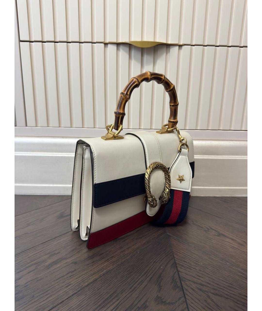 GUCCI Кожаная сумка с короткими ручками, фото 2
