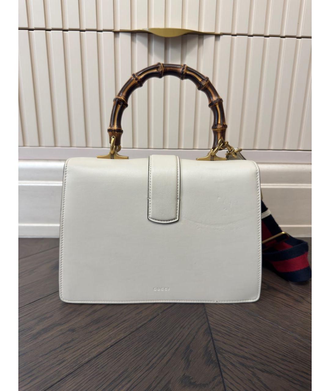 GUCCI Кожаная сумка с короткими ручками, фото 3