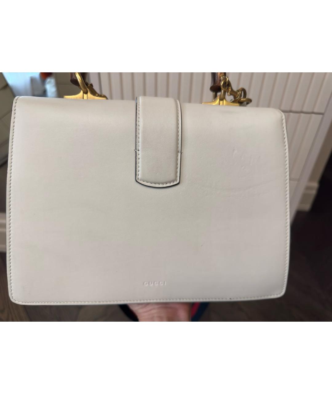 GUCCI Кожаная сумка с короткими ручками, фото 5