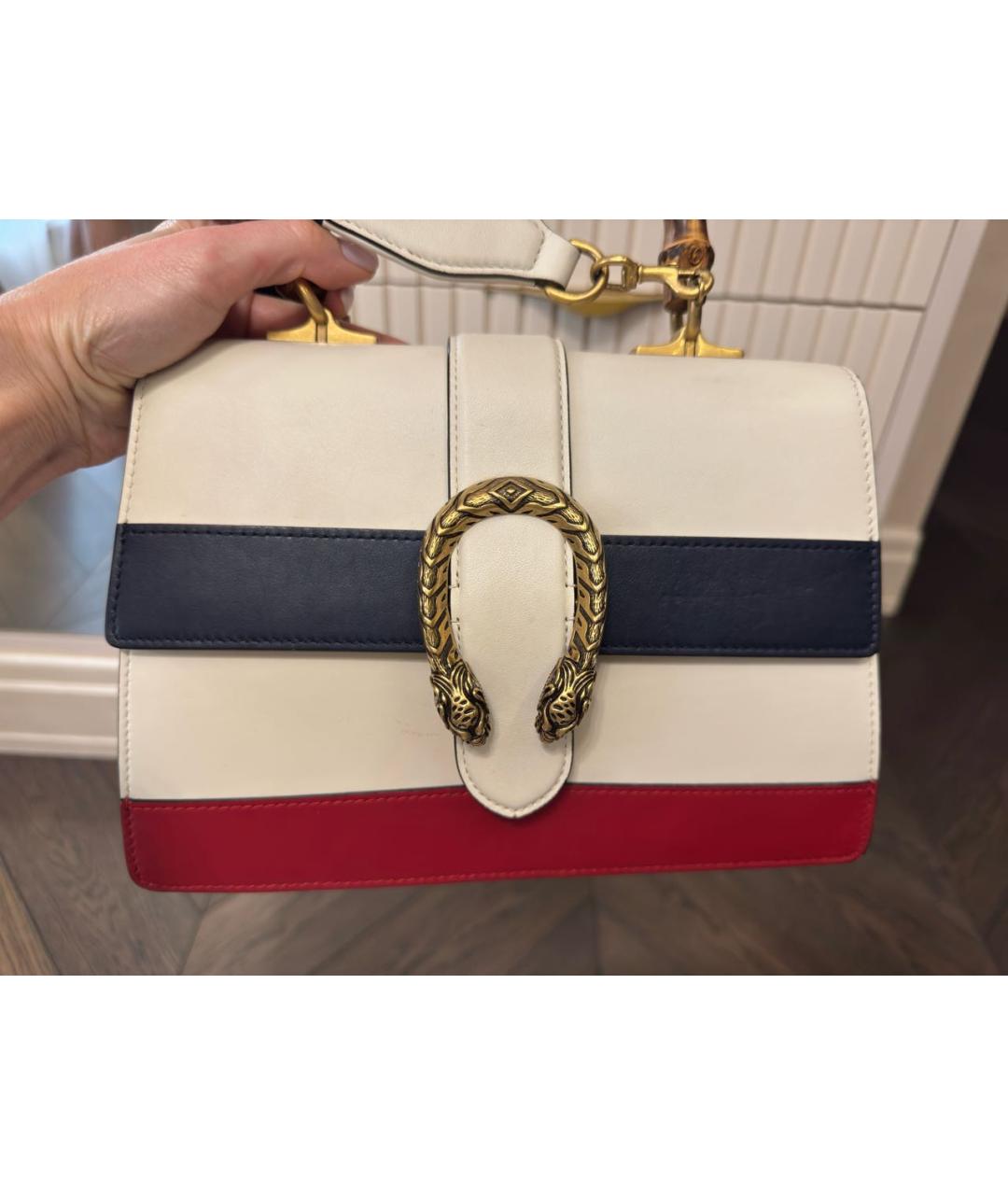 GUCCI Кожаная сумка с короткими ручками, фото 6