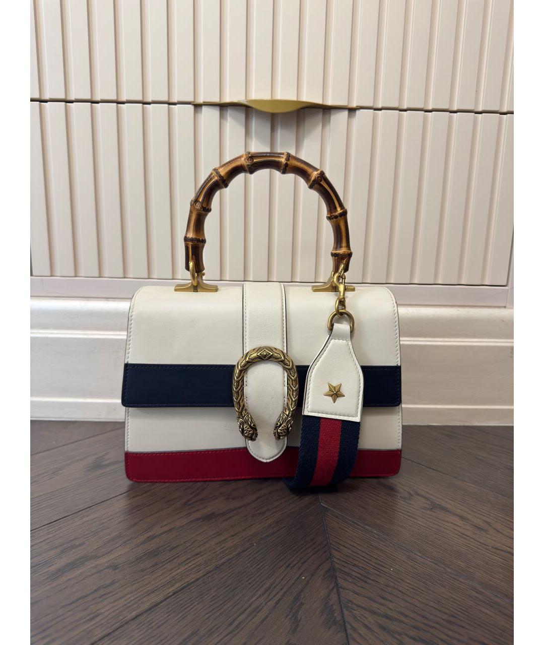 GUCCI Кожаная сумка с короткими ручками, фото 7