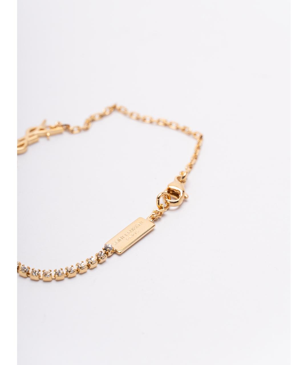 SAINT LAURENT Золотой браслет, фото 5