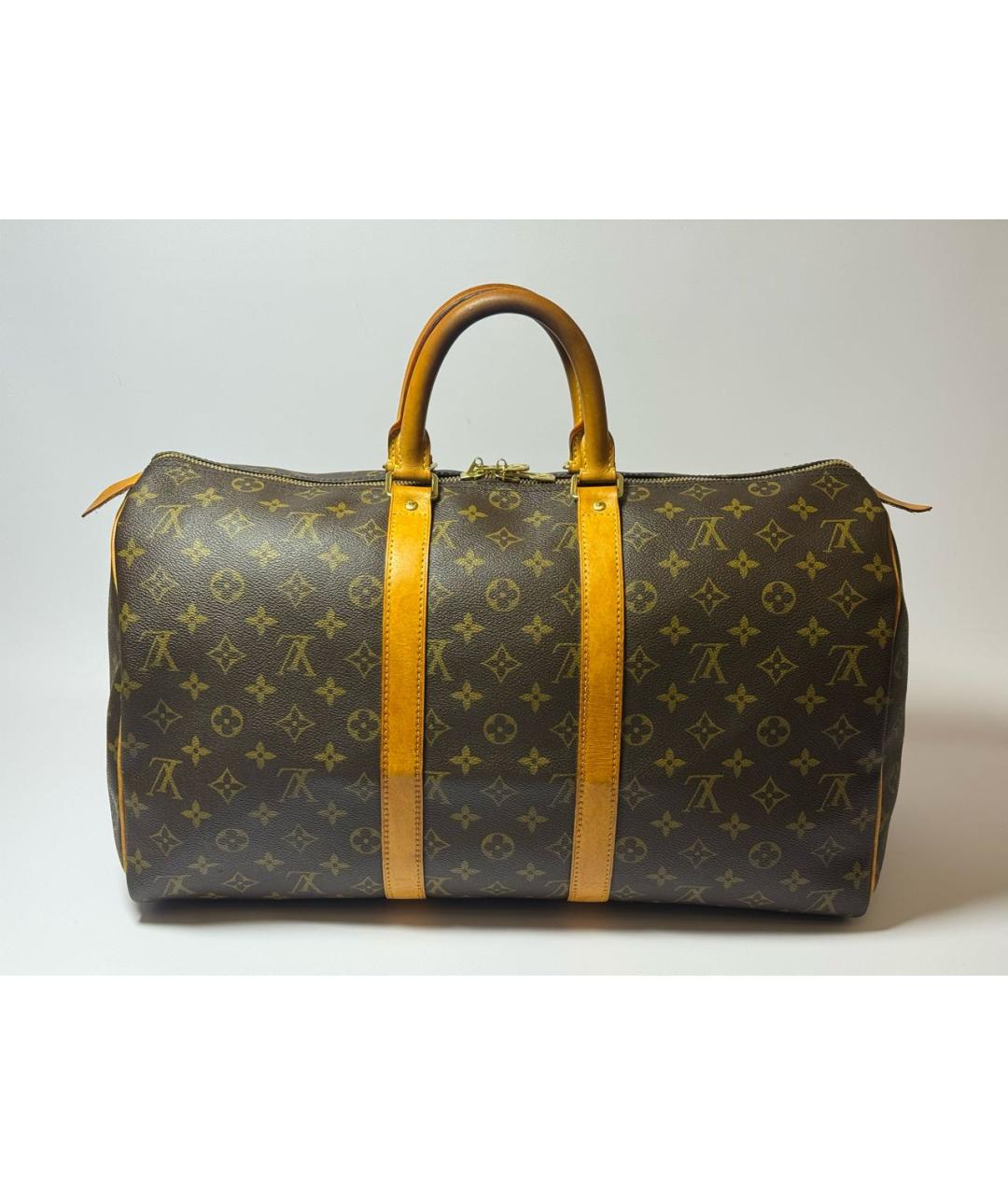 LOUIS VUITTON Коричневая дорожная/спортивная сумка, фото 3