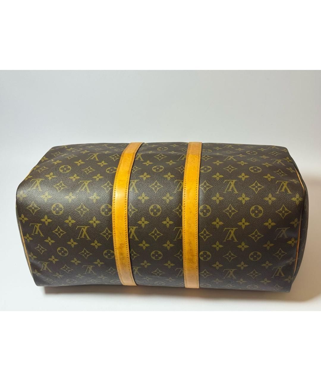 LOUIS VUITTON Коричневая дорожная/спортивная сумка, фото 8