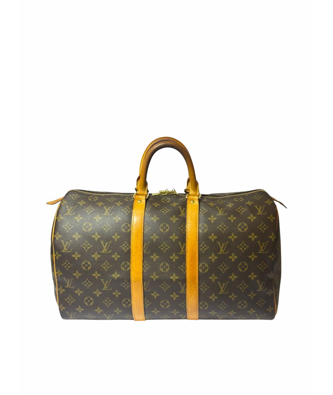 LOUIS VUITTON Коричневая дорожная/спортивная сумка, фото 1