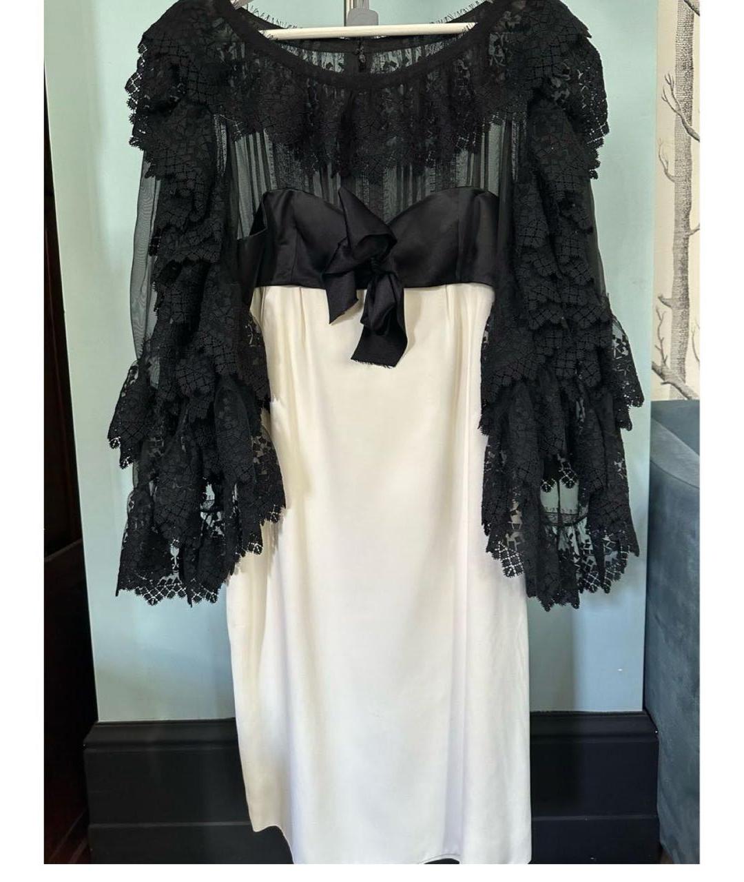 CHANEL Черное кружевное коктейльное платье, фото 2