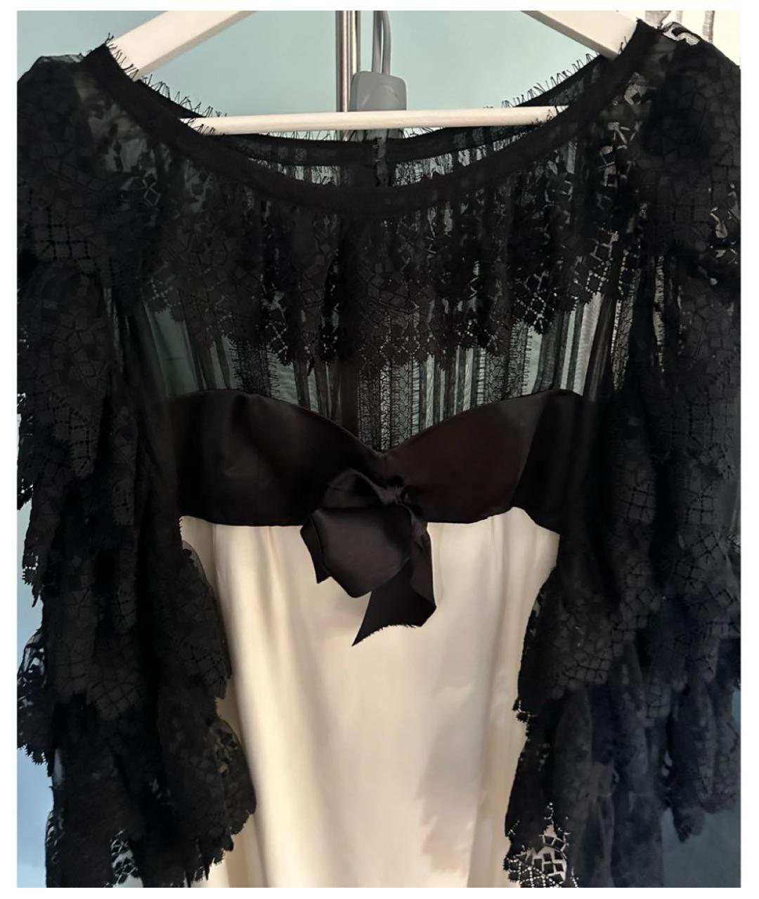 CHANEL Черное кружевное коктейльное платье, фото 4