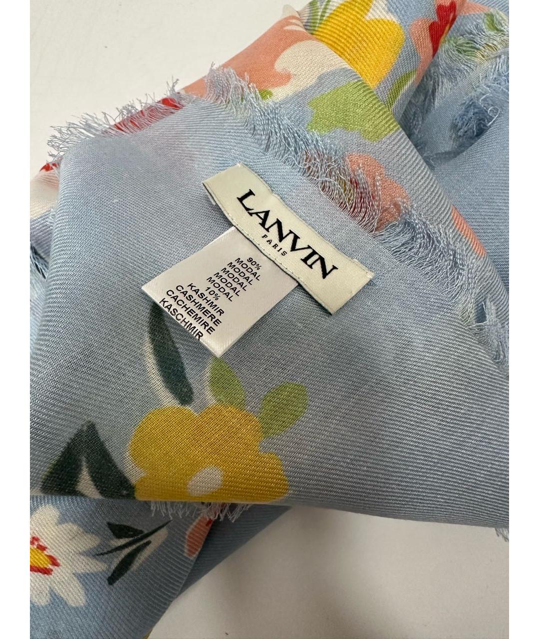 LANVIN Голубой платок, фото 3