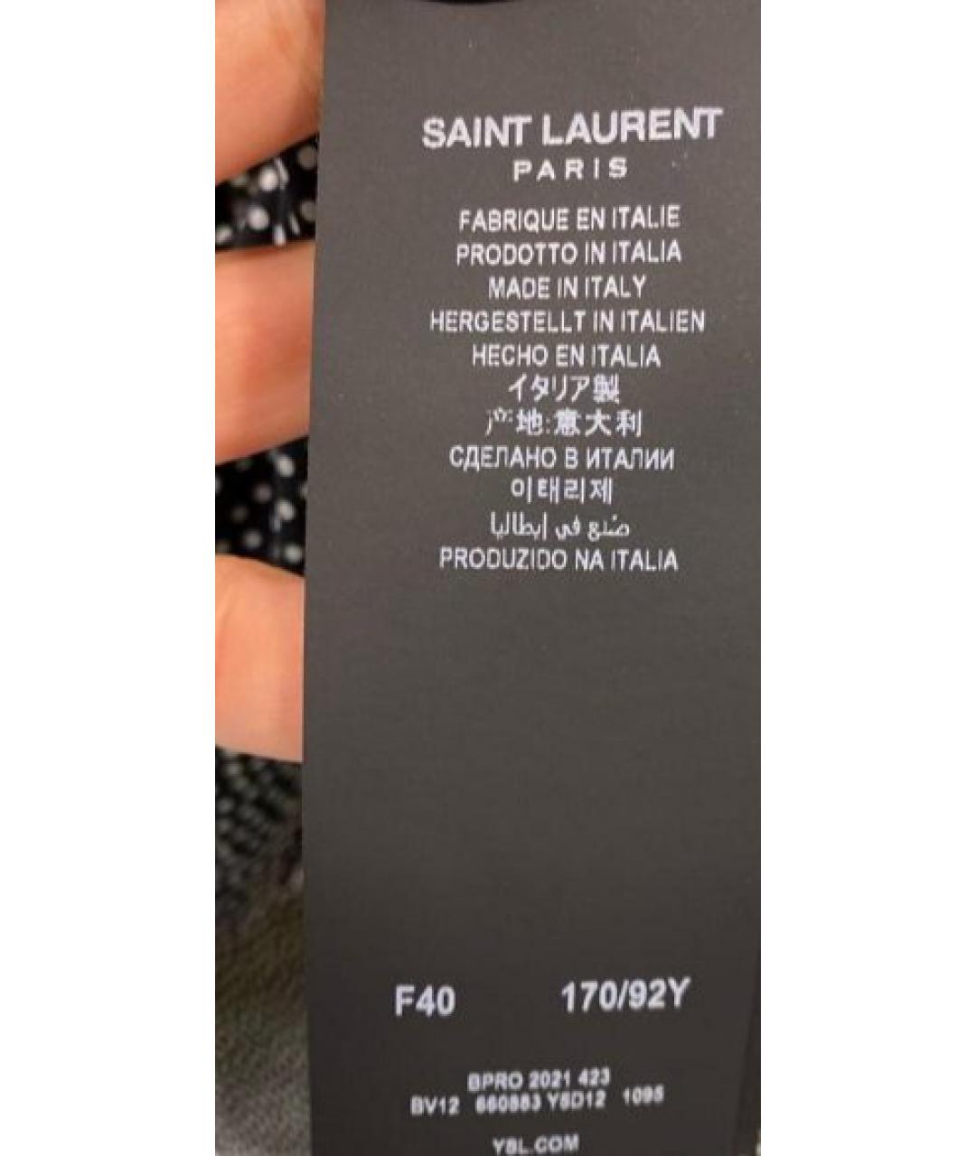 SAINT LAURENT Хлопковая рубашка, фото 5