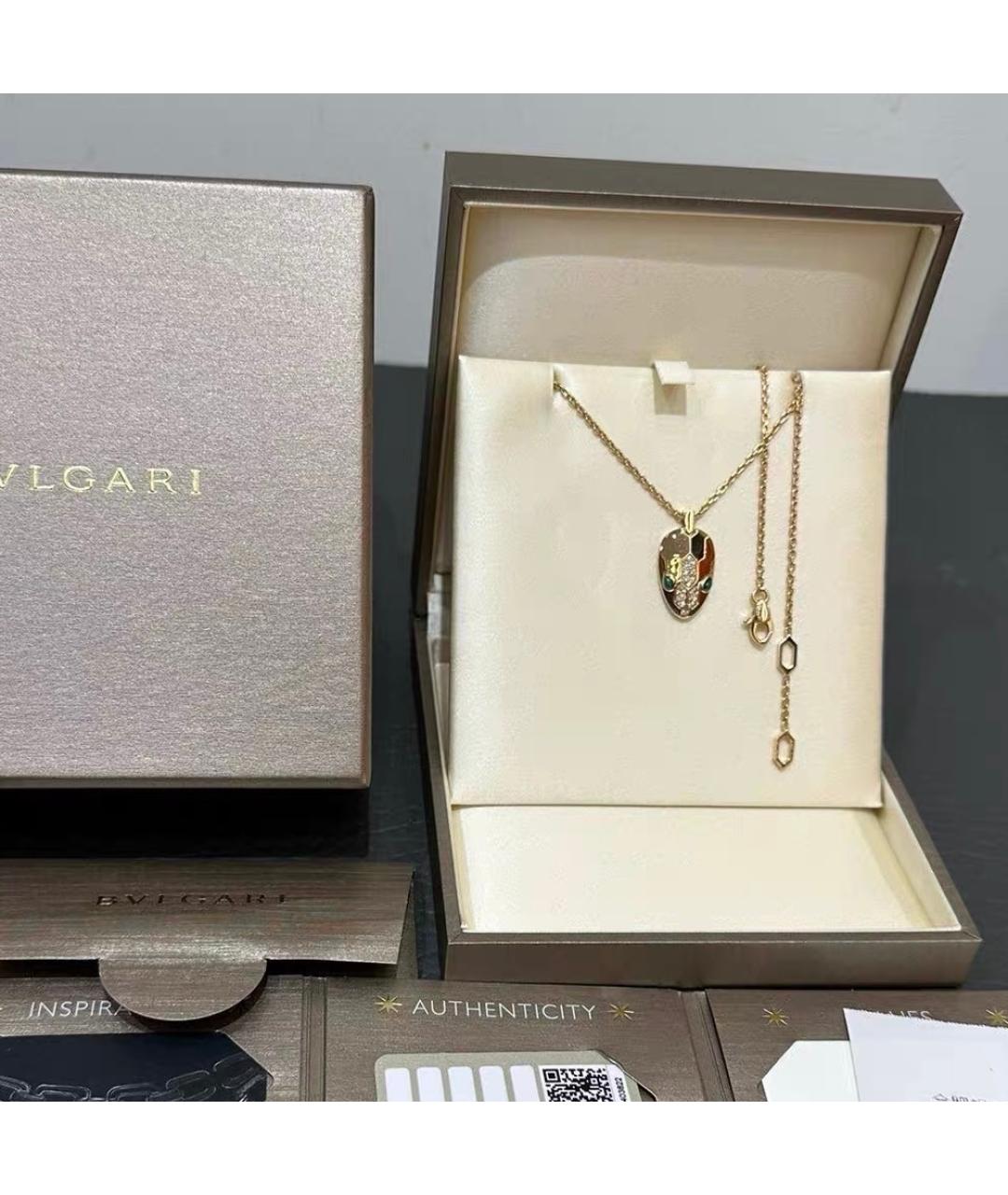 BVLGARI Розовое колье из розового золота, фото 6