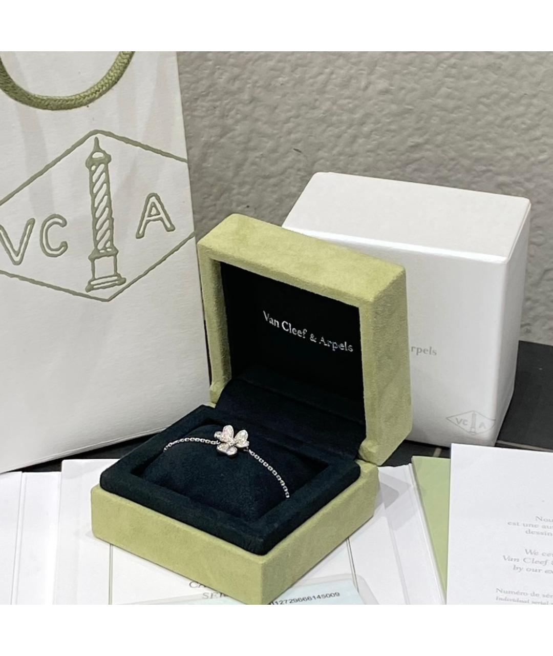 VAN CLEEF & ARPELS Белый браслет из белого золота, фото 4