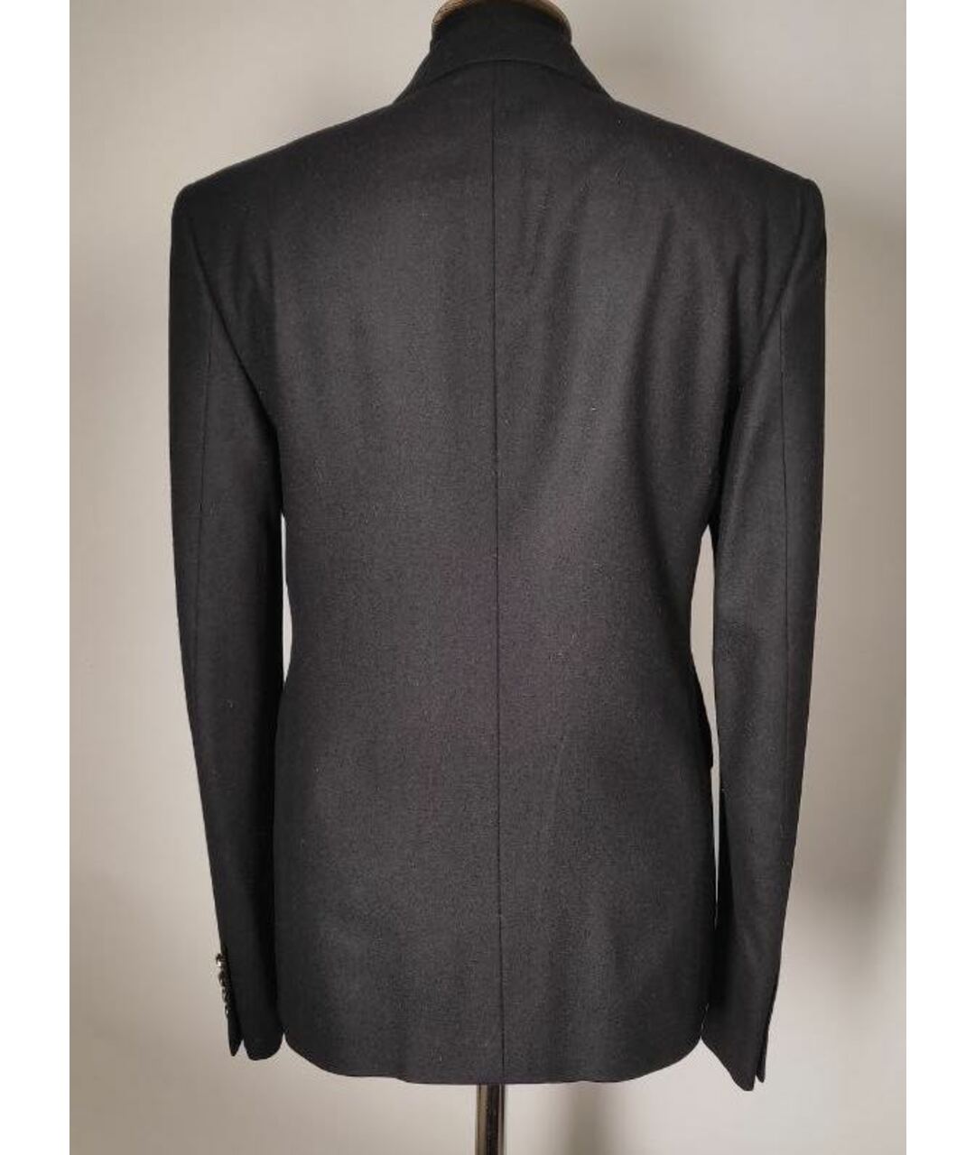 SAINT LAURENT Черный шерстяной пиджак, фото 4