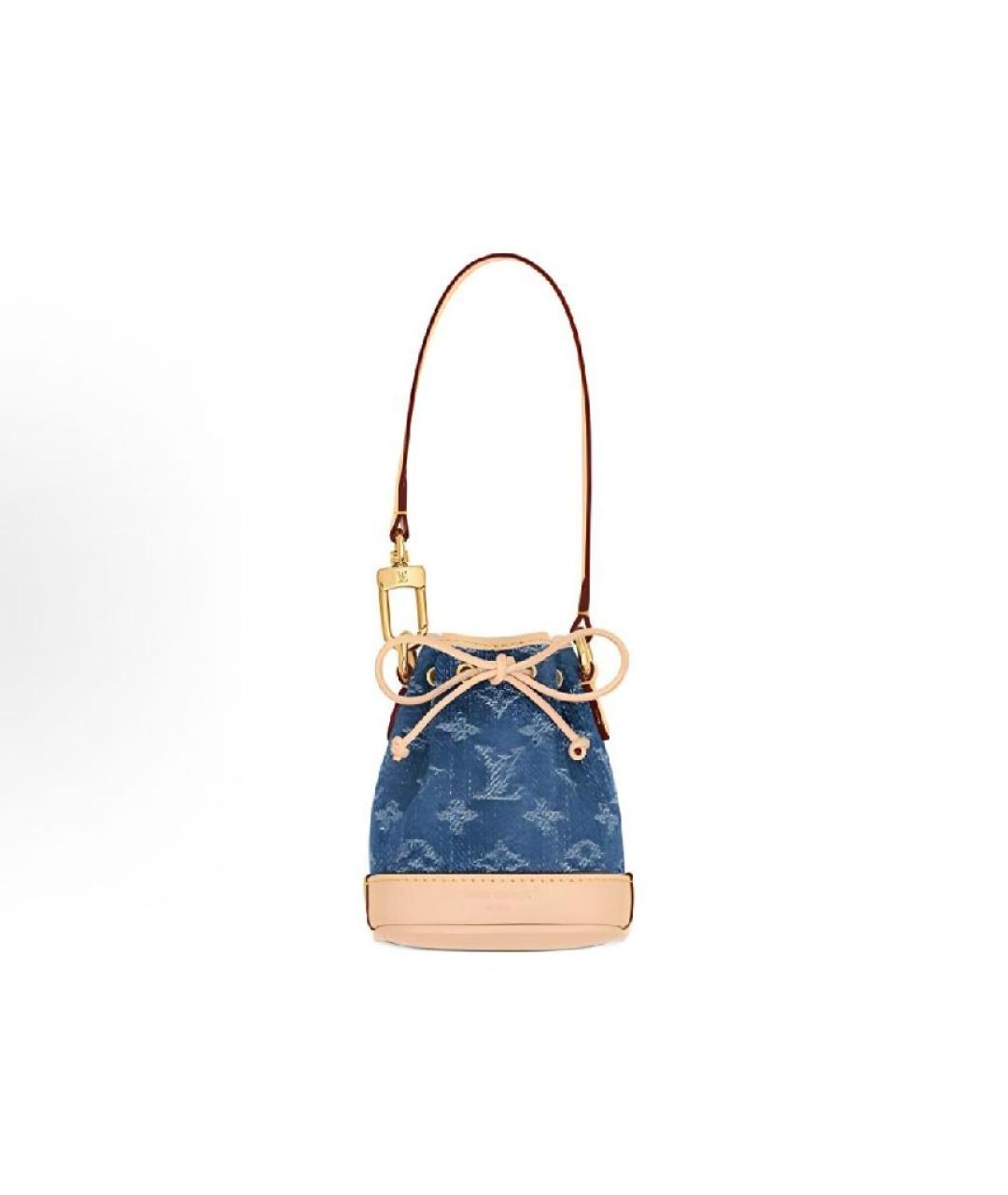 LOUIS VUITTON Синяя сумка с короткими ручками, фото 6