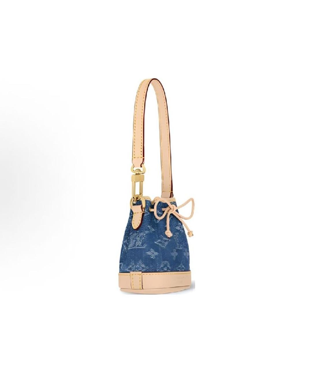 LOUIS VUITTON Синяя сумка с короткими ручками, фото 2