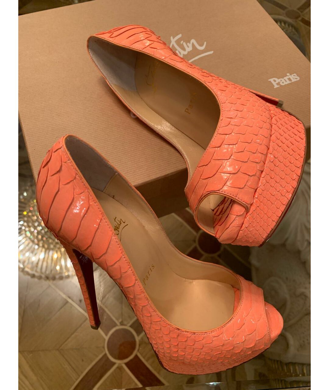 CHRISTIAN LOUBOUTIN Туфли из экзотической кожи, фото 2