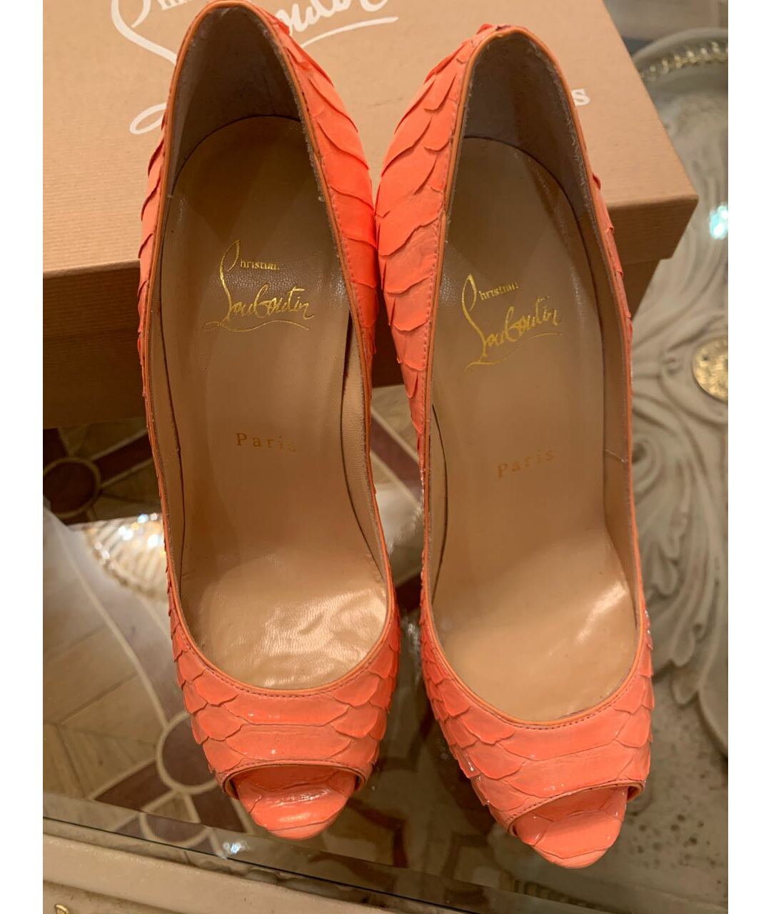 CHRISTIAN LOUBOUTIN Туфли из экзотической кожи, фото 3