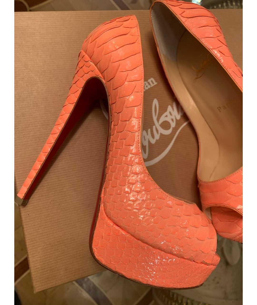 CHRISTIAN LOUBOUTIN Туфли из экзотической кожи, фото 5
