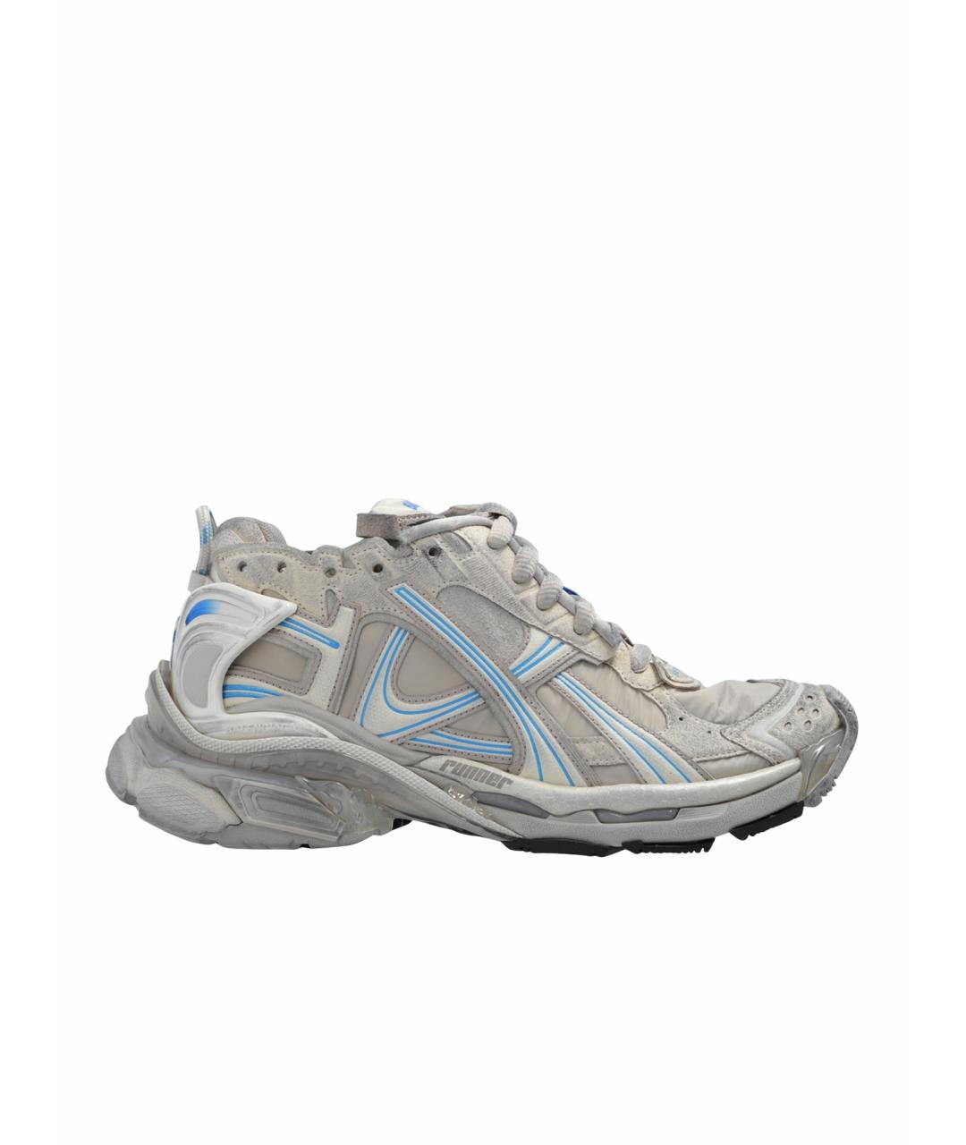 BALENCIAGA Серые кроссовки, фото 1