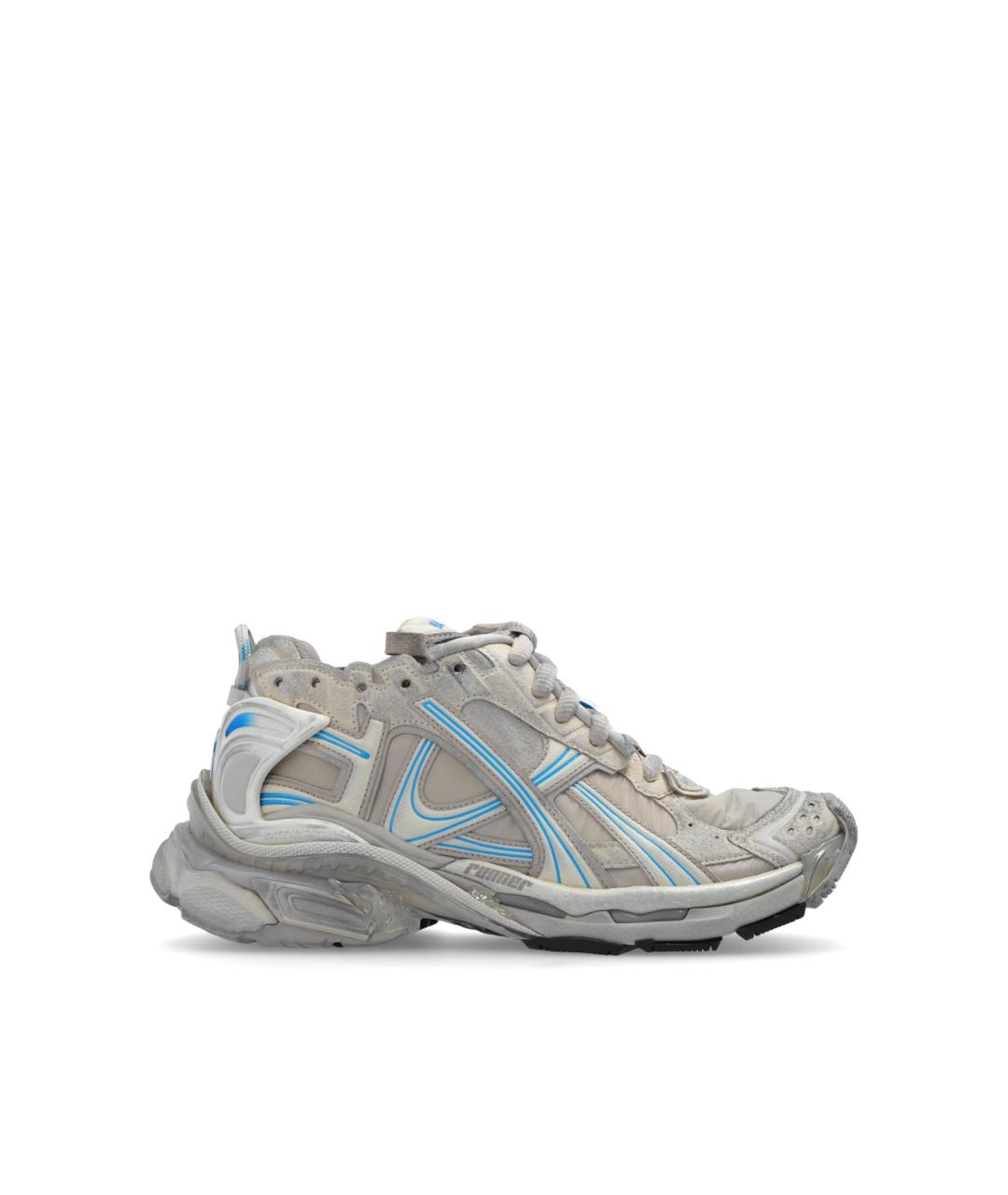 BALENCIAGA Серые кроссовки, фото 7