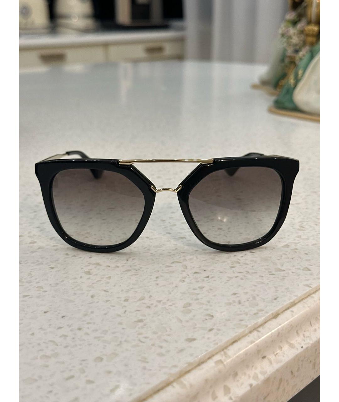 PRADA Черные солнцезащитные очки, фото 5