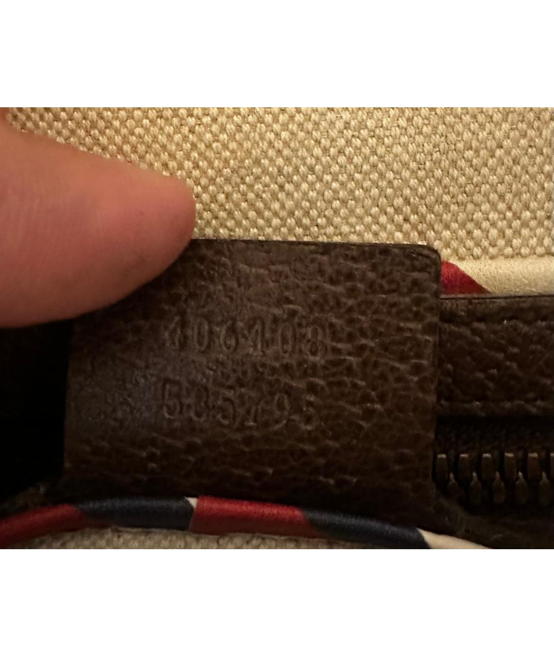 GUCCI Бежевая сумка на плечо из искусственной кожи, фото 6