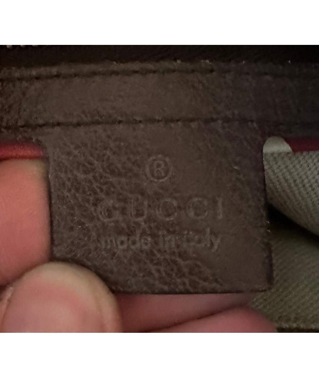 GUCCI Бежевая сумка на плечо из искусственной кожи, фото 5