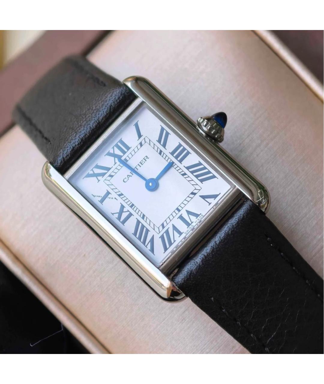 CARTIER Серебряные часы, фото 5