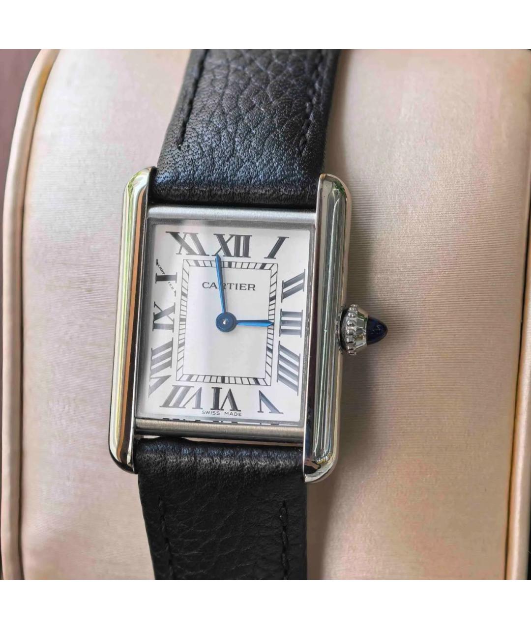 CARTIER Серебряные часы, фото 2