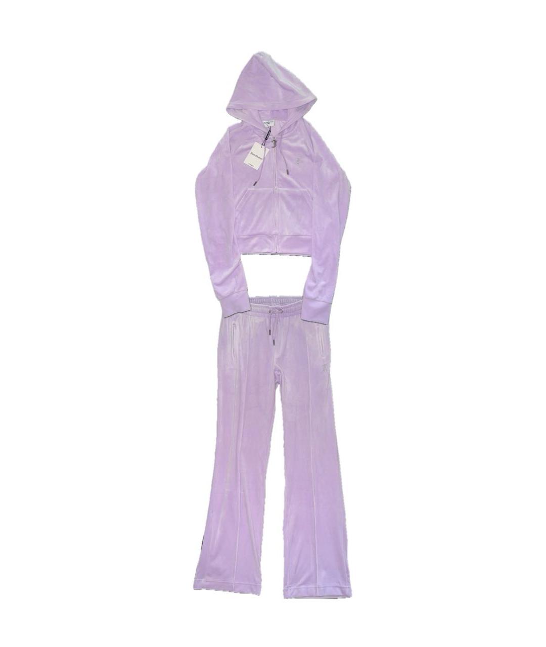 JUICY COUTURE Фиолетовый полиэстеровый спортивные костюмы, фото 9