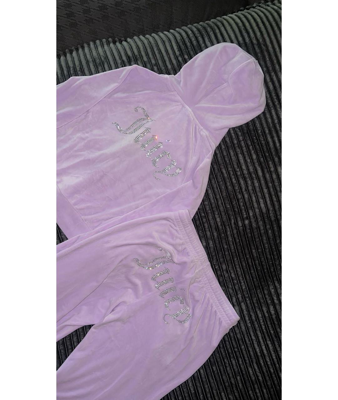 JUICY COUTURE Фиолетовый полиэстеровый спортивные костюмы, фото 2
