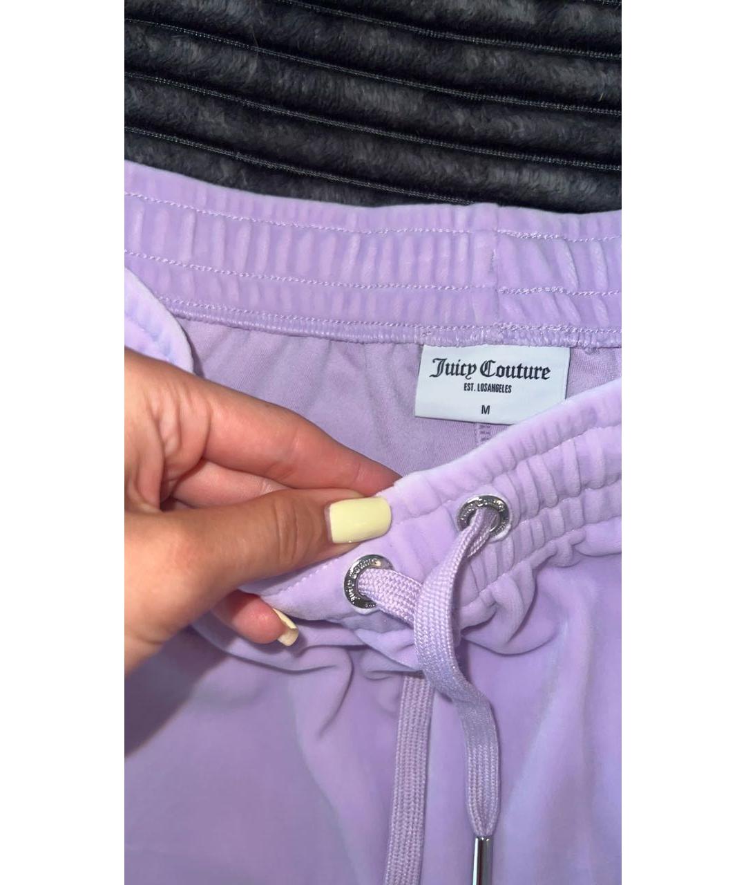 JUICY COUTURE Фиолетовый полиэстеровый спортивные костюмы, фото 5