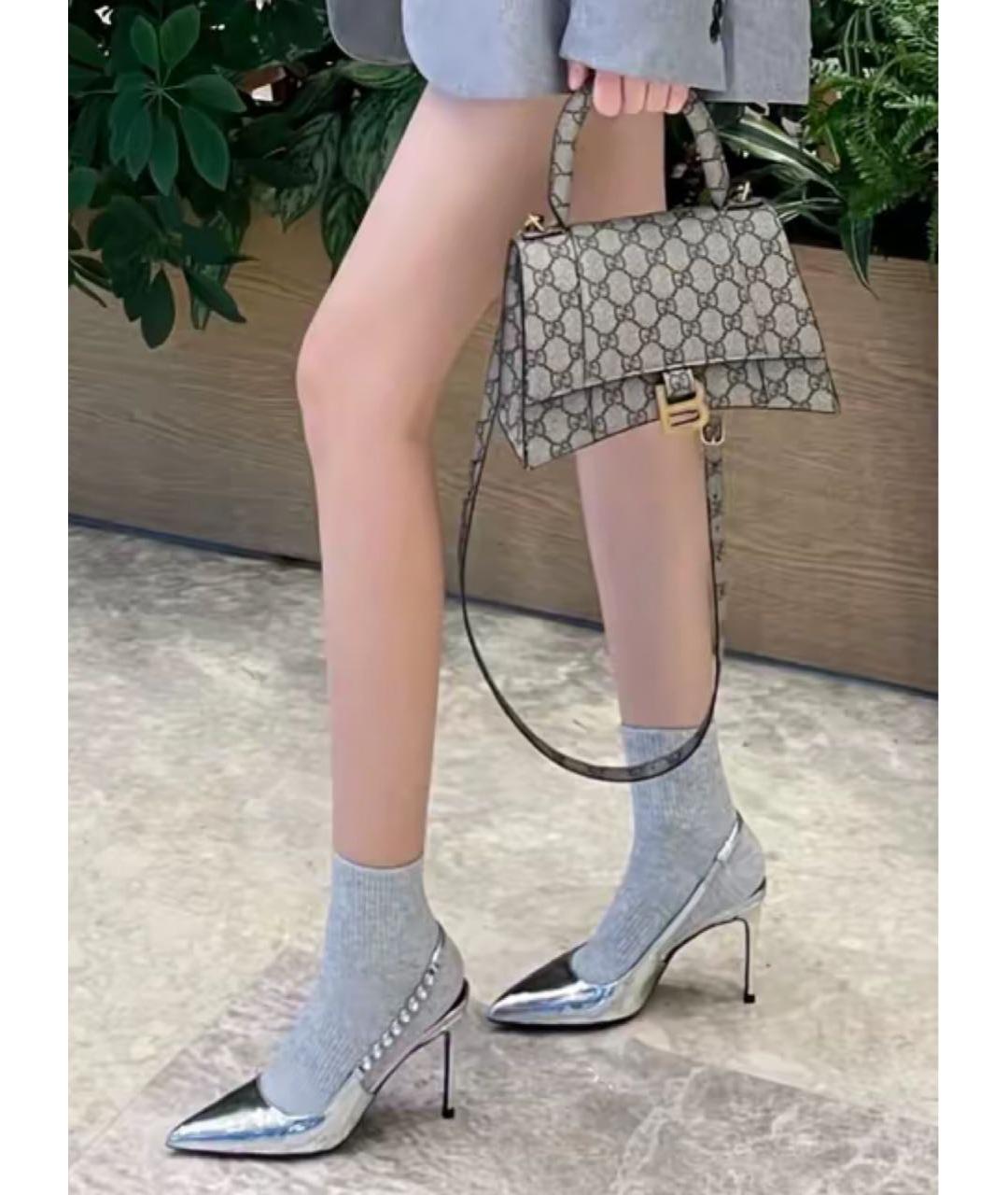 GUCCI Бежевая кожаная сумка с короткими ручками, фото 7