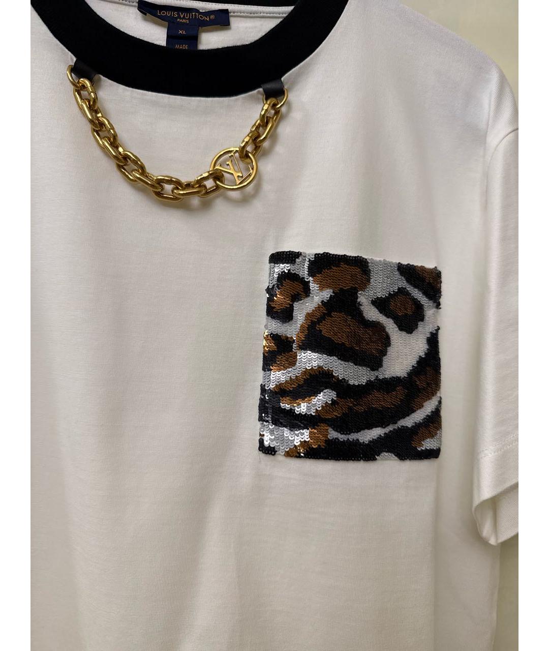 LOUIS VUITTON Белая футболка, фото 4