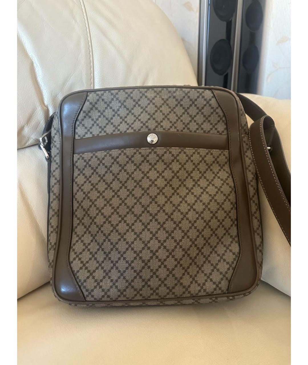 GUCCI Коричневая сумка на плечо, фото 2