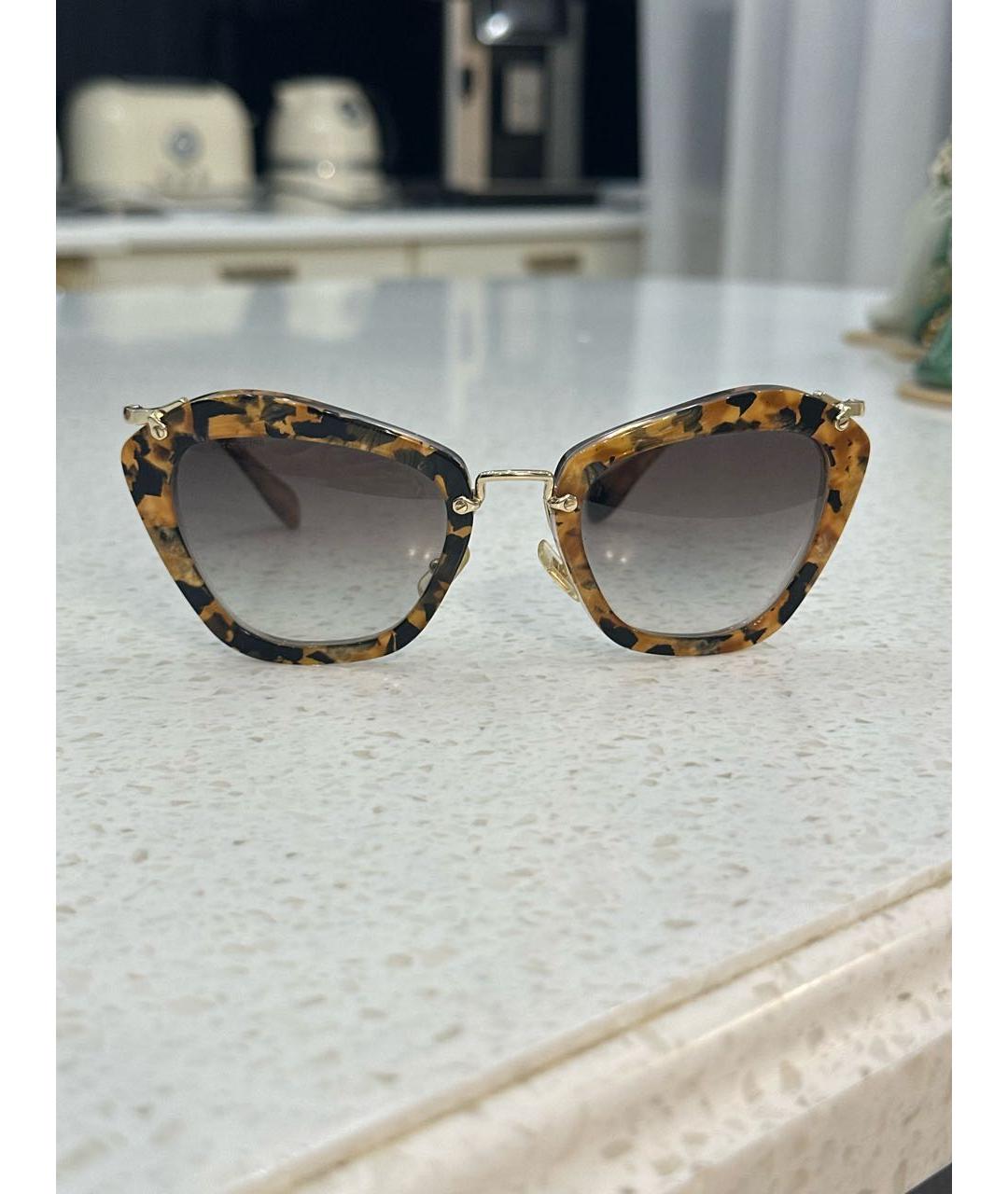 MIU MIU Мульти пластиковые солнцезащитные очки, фото 2