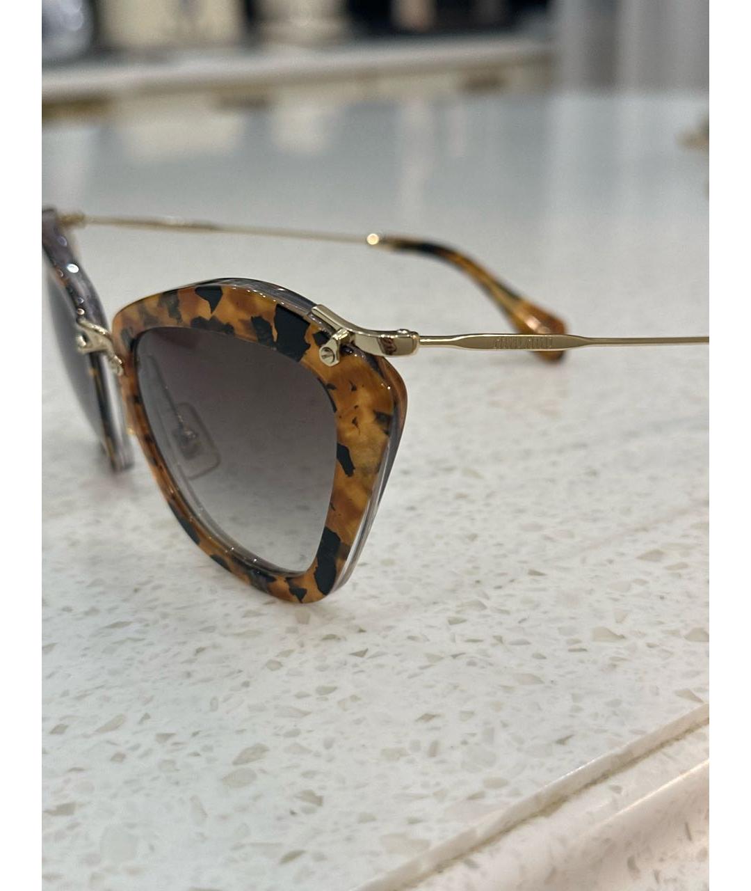 MIU MIU Мульти пластиковые солнцезащитные очки, фото 4
