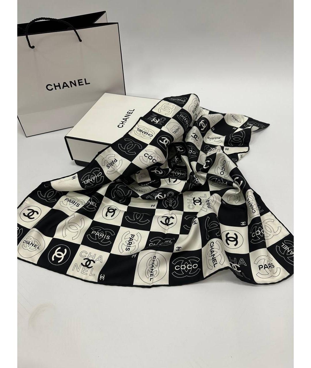 CHANEL Мульти шелковый платок, фото 4