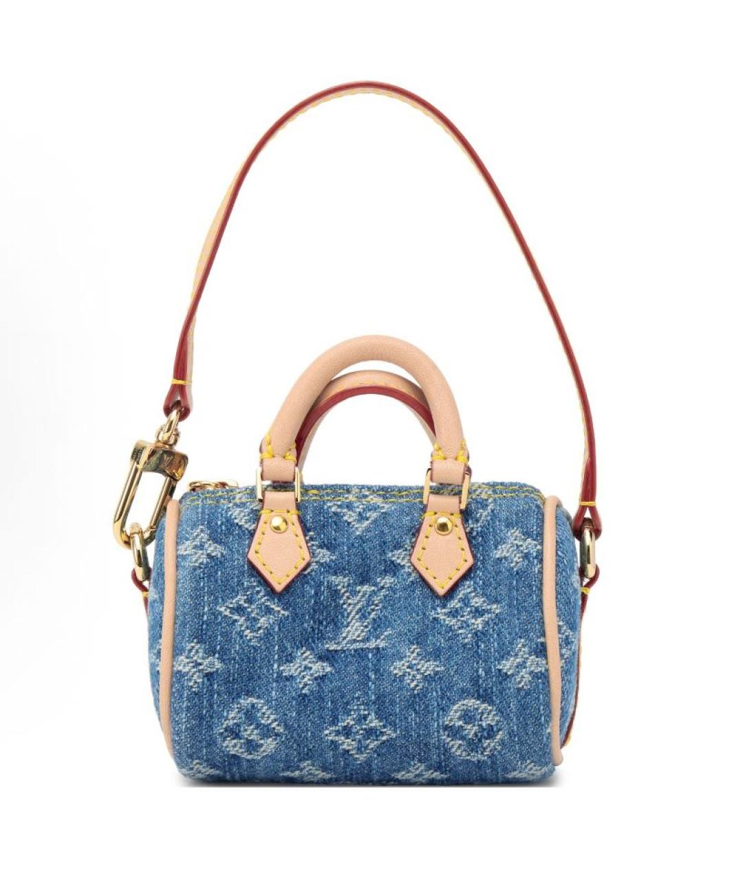 LOUIS VUITTON Синяя сумка с короткими ручками, фото 2