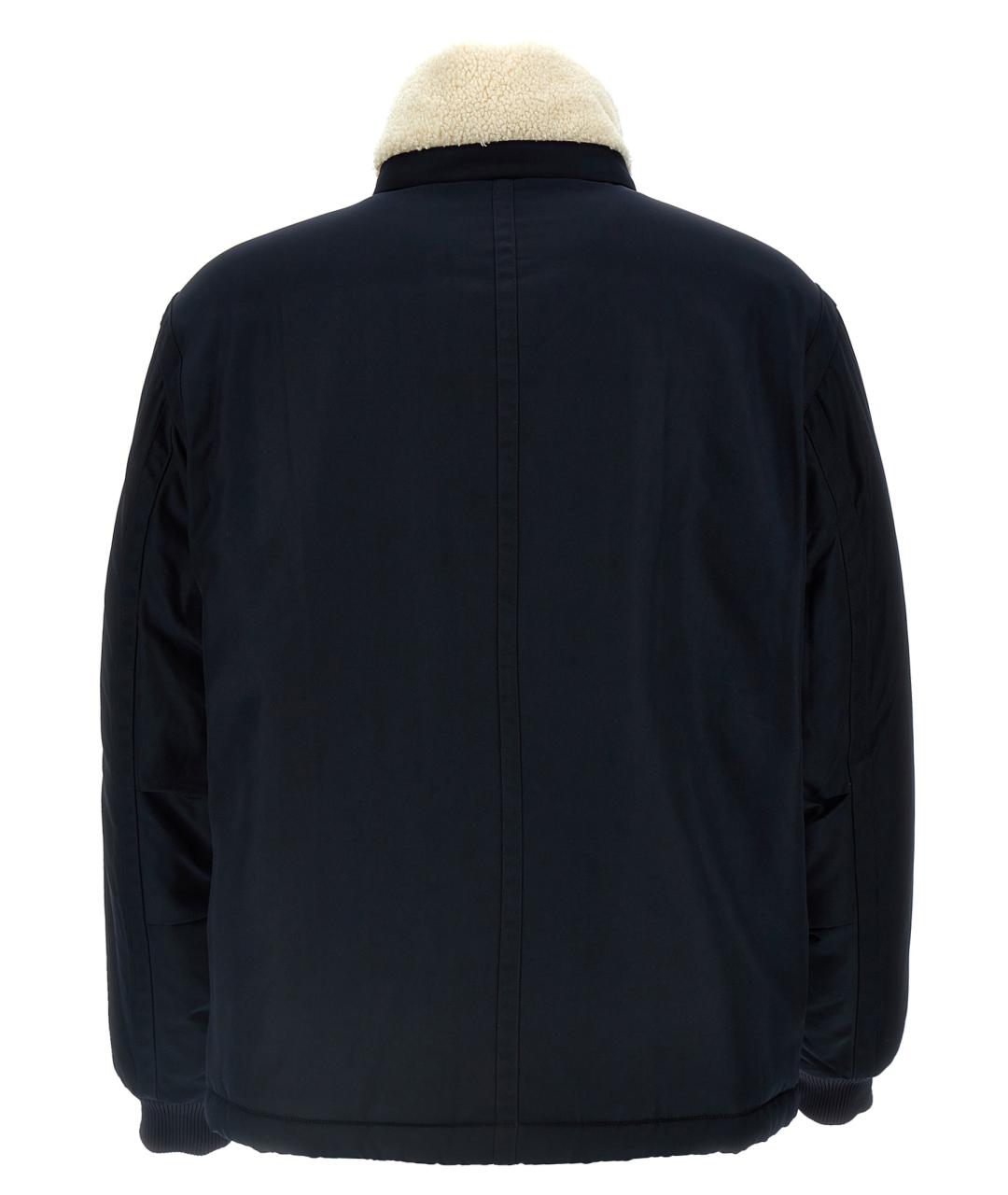 HUGO BOSS Темно-синяя полиэстеровая куртка, фото 2
